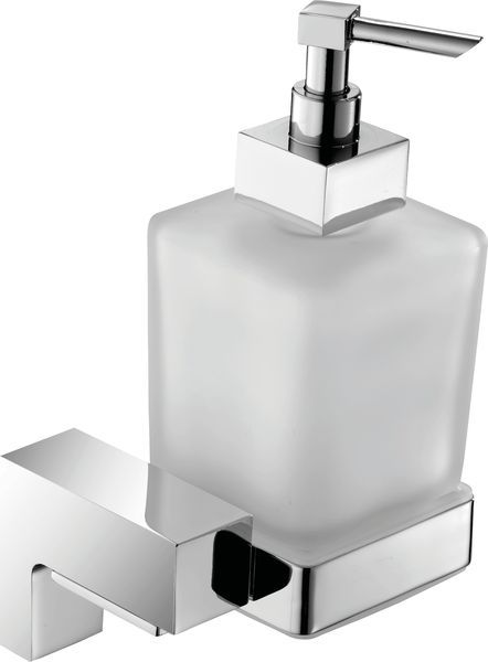 Sanibano Elegance, настенный стеклянный дозатор, цвет черный матовый