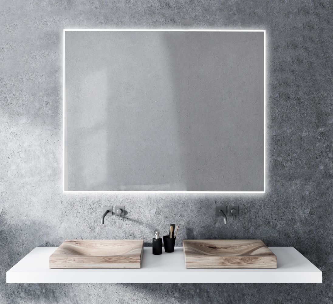 Xpertials Shira, зеркало, 1 датчик: LED подсветка с регулировкой яркости