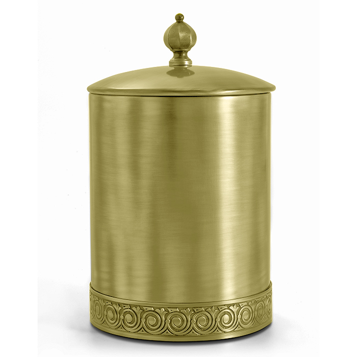 3SC Bally Ведро, с крышкой, ручка Zar, цвет: Matt Satin Brass