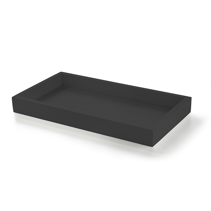 3SC Bemood Black Поднос, настольный, цвет: черный