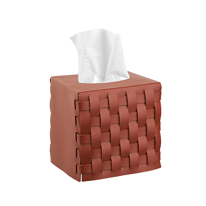 ADJ Салфетница Bottega, цвет: бордо/коньяк