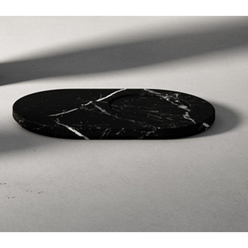 Agape Constellation Мыльница мраморная, мрамор Marquina, настольная, цвет: черный
