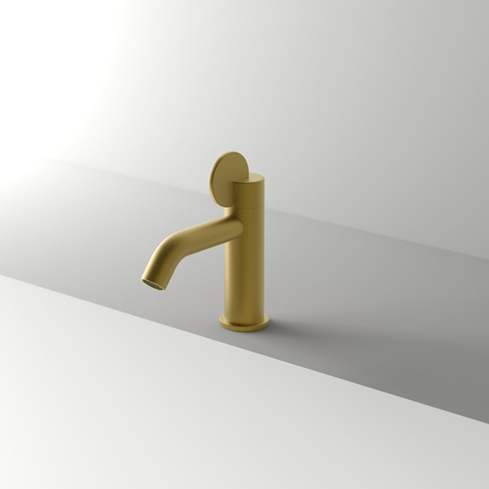 Agape Limon Смеситель для раковины, на 1 отв, однорычажный, цвет: Natural brushed brass