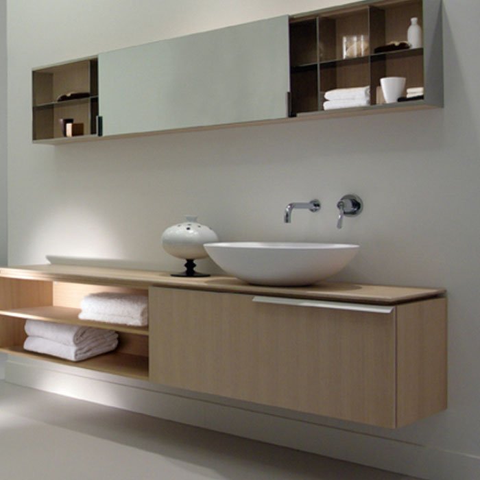 Agape Spoon Раковина, без отв, цвет: белый