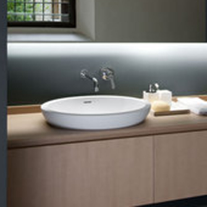 Agape Spoon XL Раковина, без отв, овальная, цвет: белый