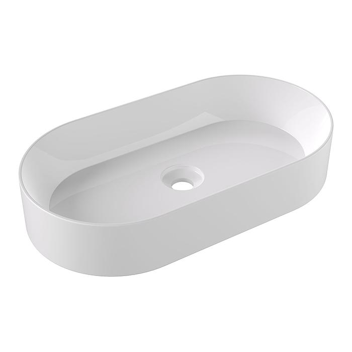 Alice Spy Oval Раковина, накладная, без отв, цвет: белый глянцевый