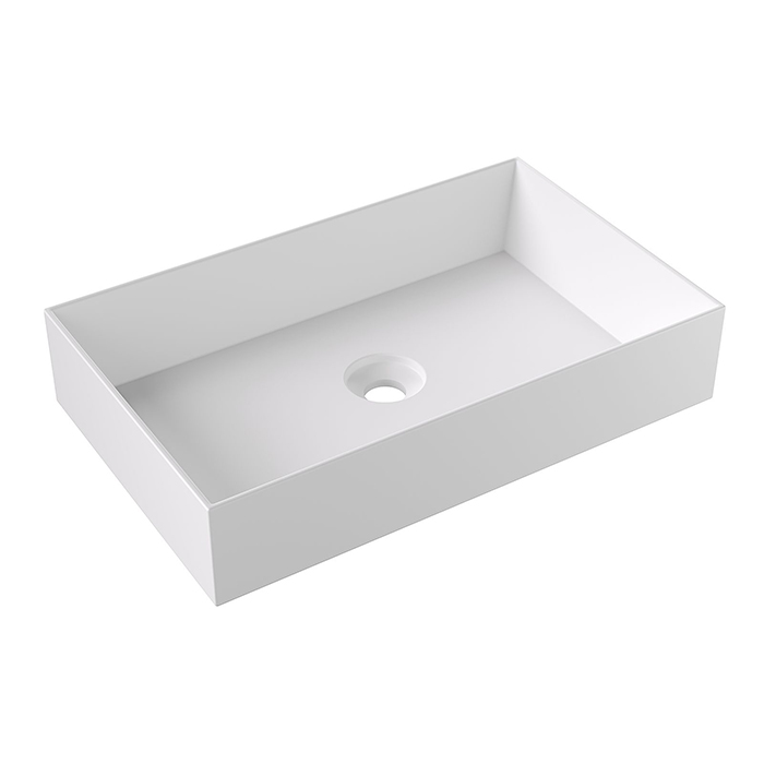 Alice Spy Rectangular Раковина, накладная, без отв, цвет: белый матовый