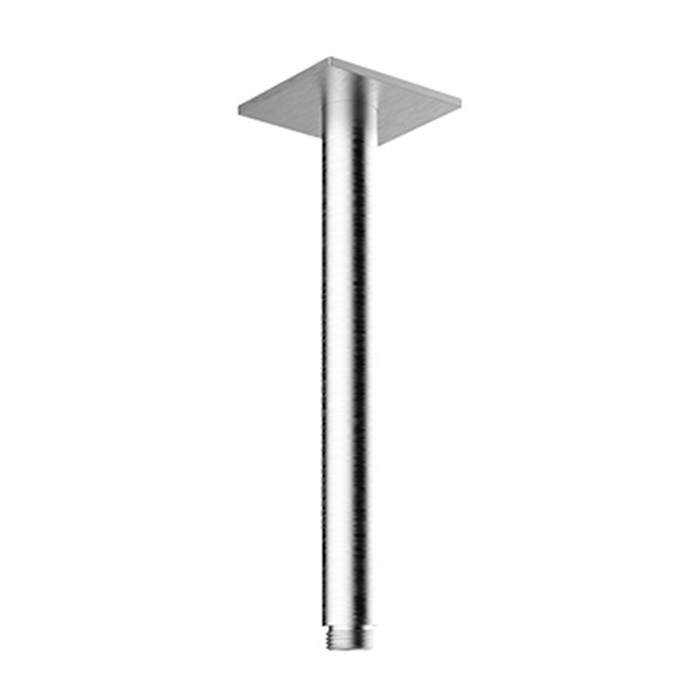 Almar 316 Stainless Steel Кронштейн для верхнего душа, потолочный, с квадратным отражателем, цвет: нержавеющая сталь брашированная AISI 316