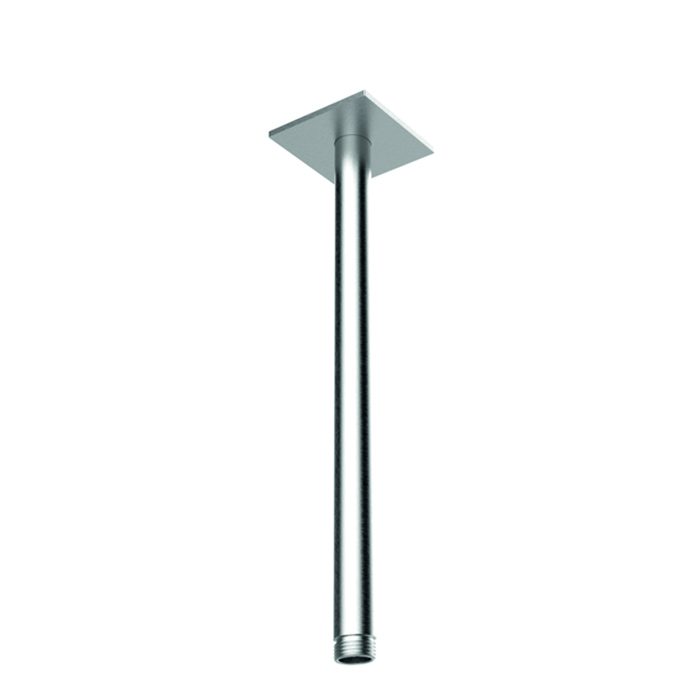 Almar 316 Stainless Steel Кронштейн для верхнего душа, потолочный, с квадратным отражателем, цвет: нержавеющая сталь брашированная AISI 316