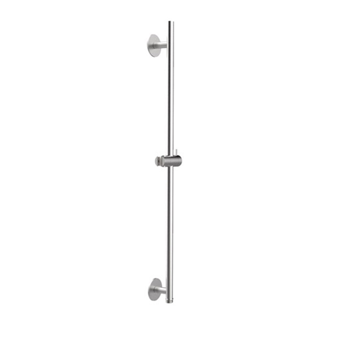 Almar 316 Stainless Steel Штанга душевая настенная, с держателем для ручного душа и встроенным выводом, цвет: нержавеющая сталь брашированная AISI 316