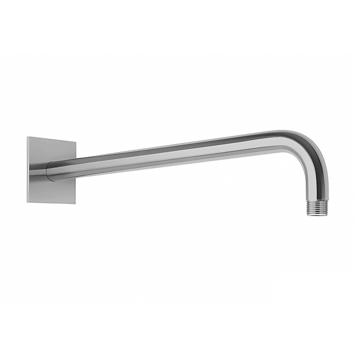 Almar Arms Кронштейн для верхнего душа, настенный, с квадратным отражателем, цвет: хром