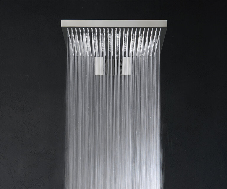 Almar Emotion Velvet Верхний душ, настенный, 2 режима, цвет: Mirror Stainless Steel