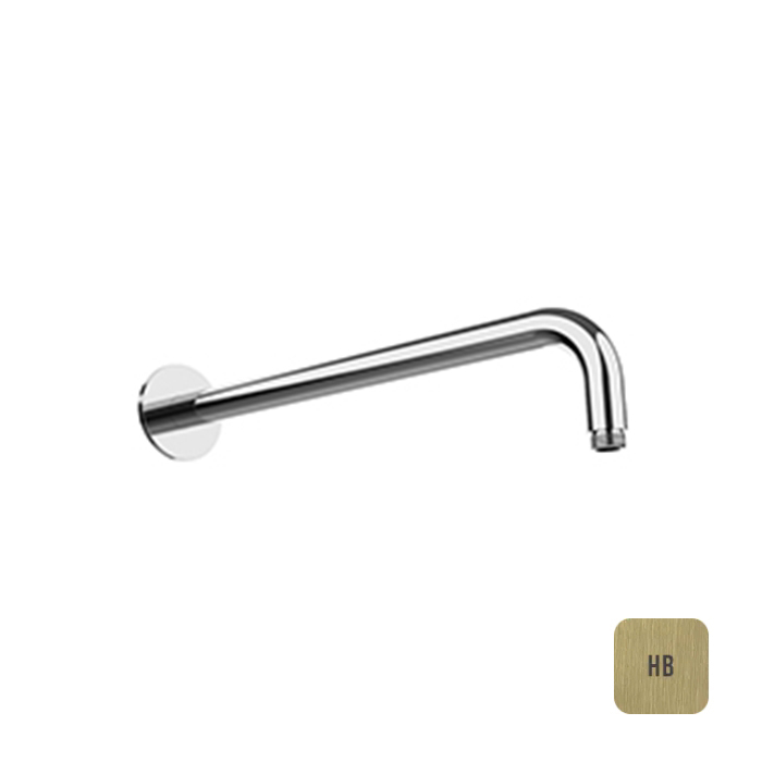 Almar Кронштейн для душа, настенный, с круглым отражателем, цвет: High Brass Brushed PVD