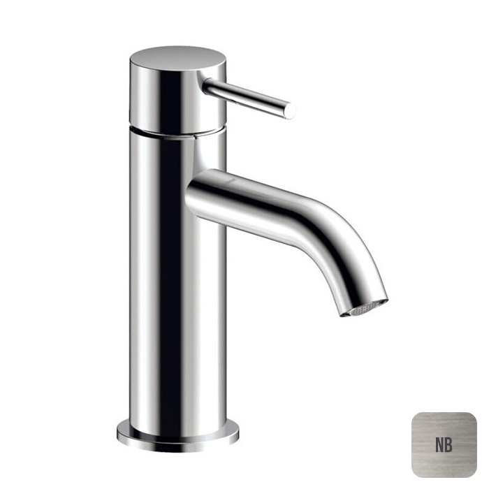 Almar Mixers Смеситель для раковины, 1 отв, без донного клапана, цвет: никель брашированный