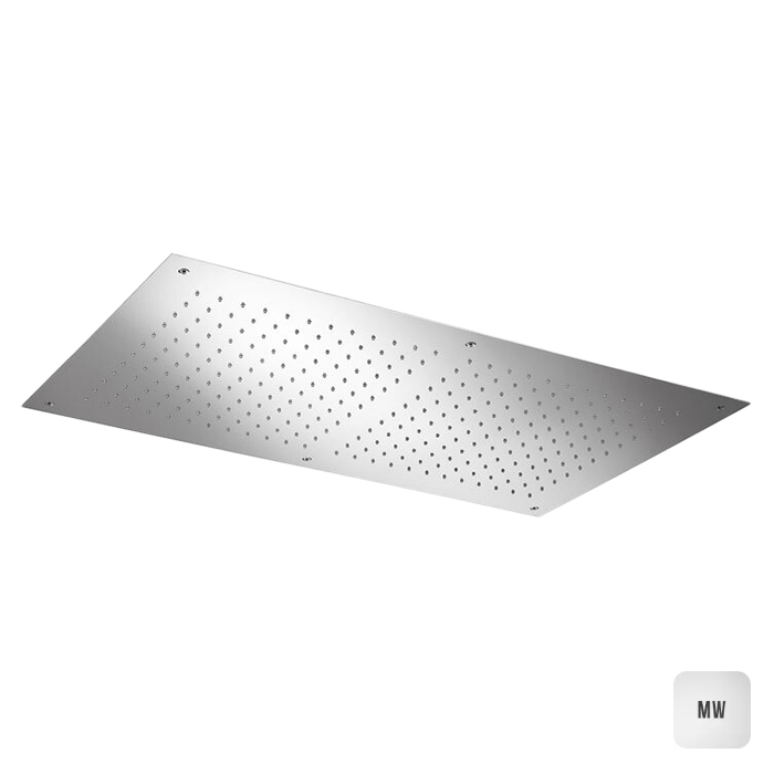 Almar Rectangular Temptation Верхний душ, потолочный, встраиваемый, 1 режим, цвет: белый матовый