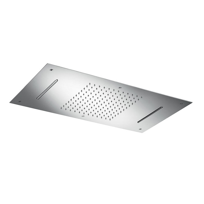 Almar Rectangular Верхний душ, потолочный, 2 режима, цвет: Mirror Stainless Steel