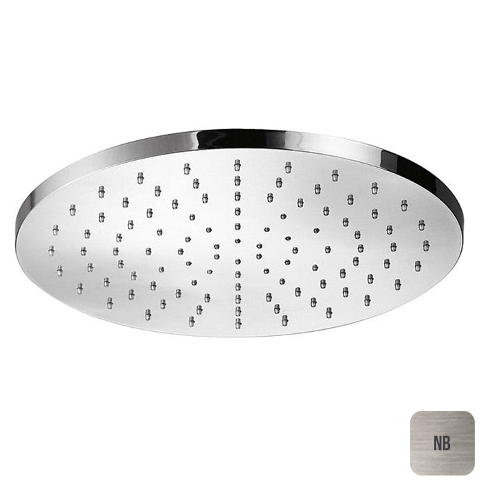 Almar Round Верхний душ круглый, латунь, цвет: Nichel Brushed
