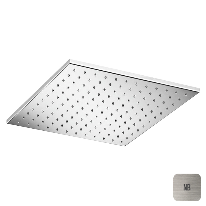 Almar Emotion Square Верхний душ, потолочный, встраиваемый, 1 режим, цвет: Nickel Brushed