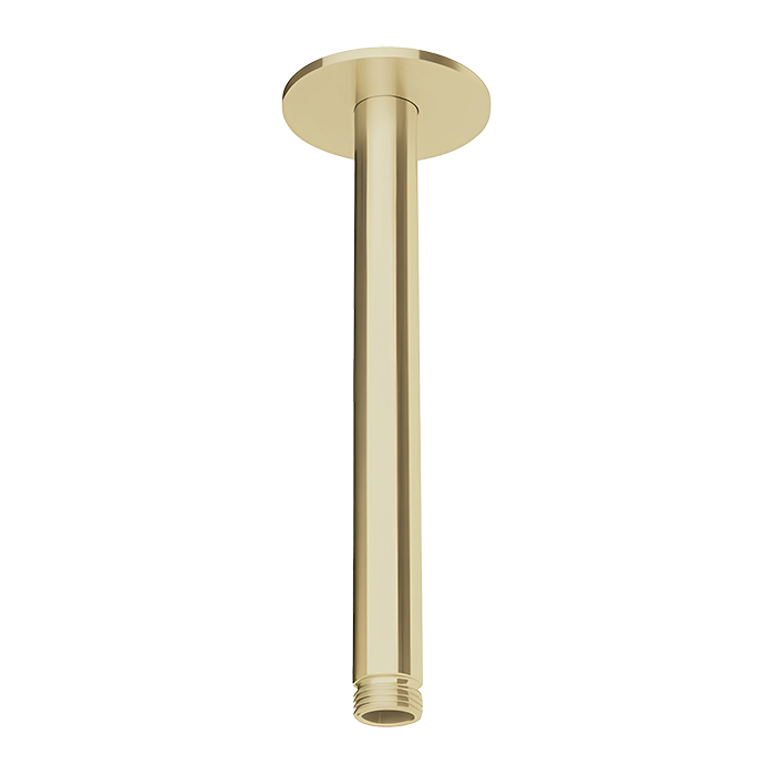 Almar Square Кронштейн для верхнего душа, потолочный, цвет: Gold Polished PVD