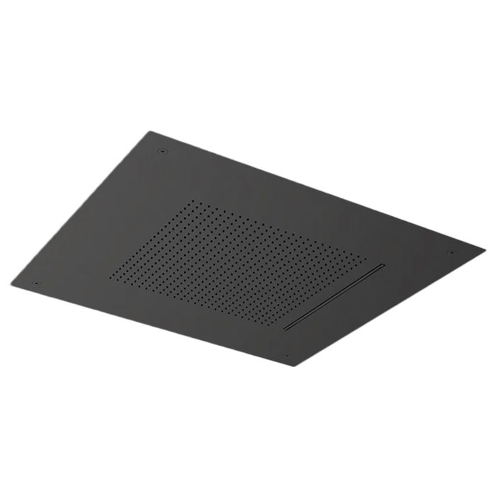 Almar Velvet Temptation Верхний душ, потолочный, 2 режима, цвет: Black Absolute Brushed PVD