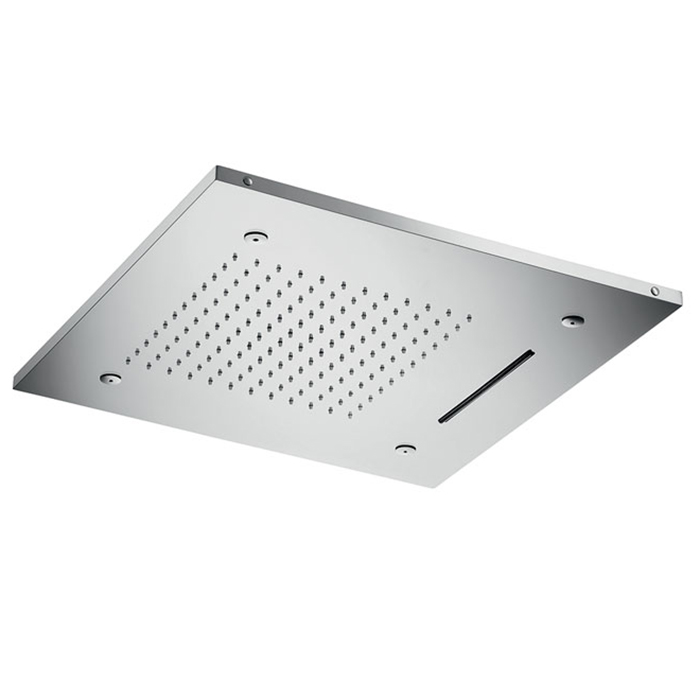 Almar Верхний душ, встраиваемый, 3 режима, хромотерапия, цвет: Mirror Stainless Steel