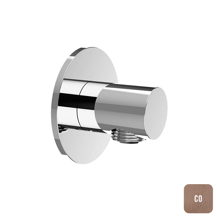Almar Вывод для душевого шланга, настенный, цвет: Copper Brushed PVD
