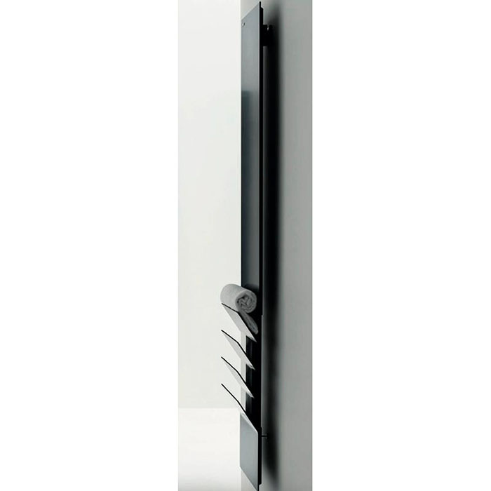 Antrax Flaps Полотенцесушитель L35хH171см., Dx, электрический, цвет: черный матовый