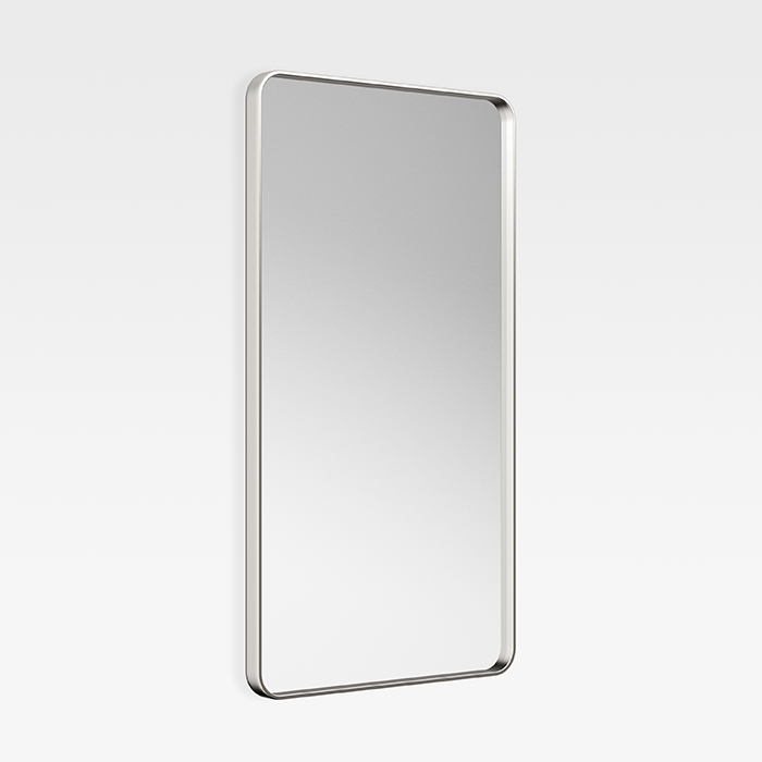 Armani Roca Baia Зеркало с металлической рамкой, цвет: brushed steel