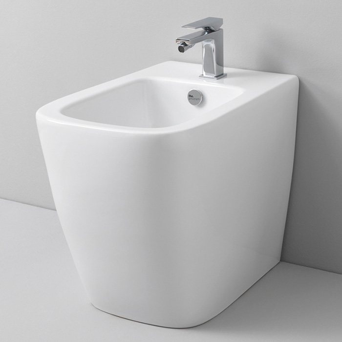 Artceram A16 Биде напольное, 1 отверстие, цвет: матовый белый