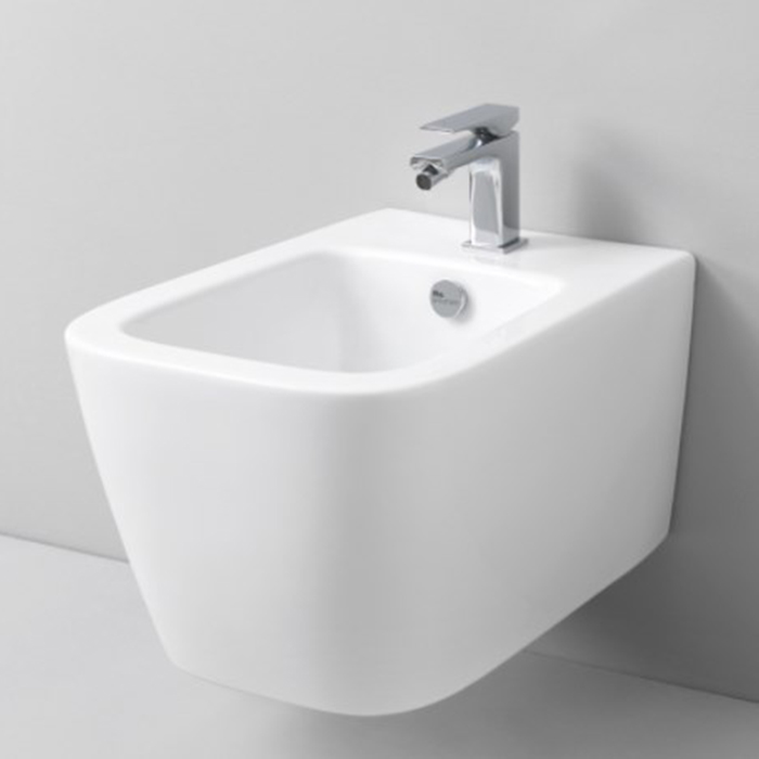 Artceram A16 Биде подвесное, с 1 отв под смеситель, с креплениями, цвет: белый