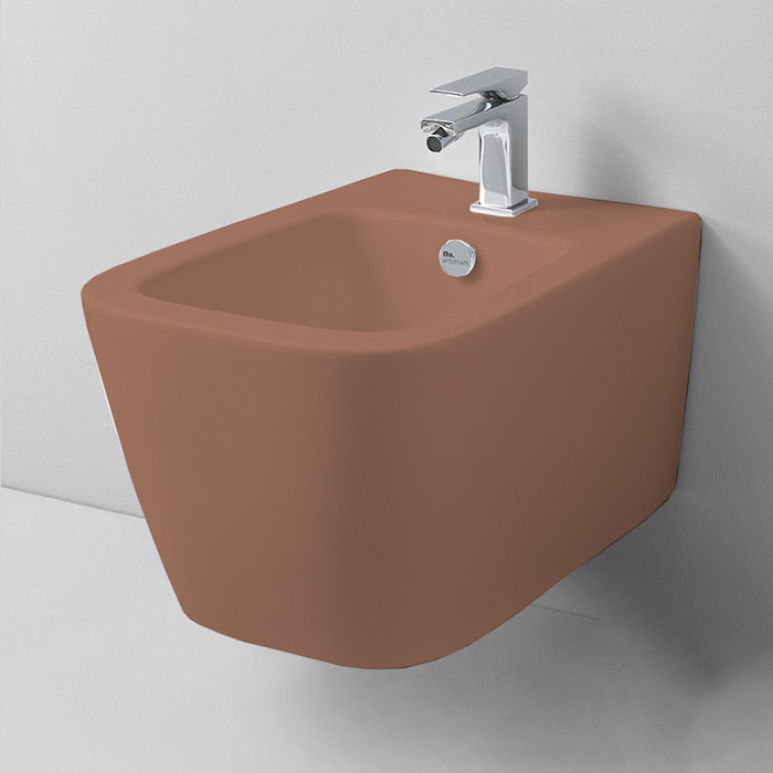 Artceram A16 Биде подвесное, 1 отверстие, цвет: tortora