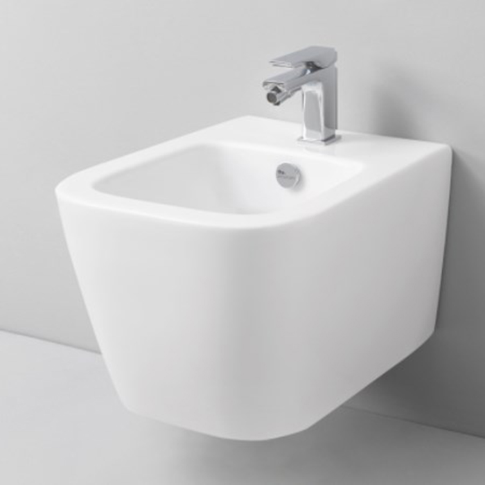 Artceram A16 MINI Биде подвесное, с 1 отв под смеситель, с креплениями, цвет: белый