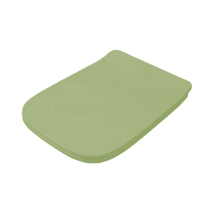 Artceram A16 Сиденье для унитаза с микролифтом, цвет: Green salvia/хром