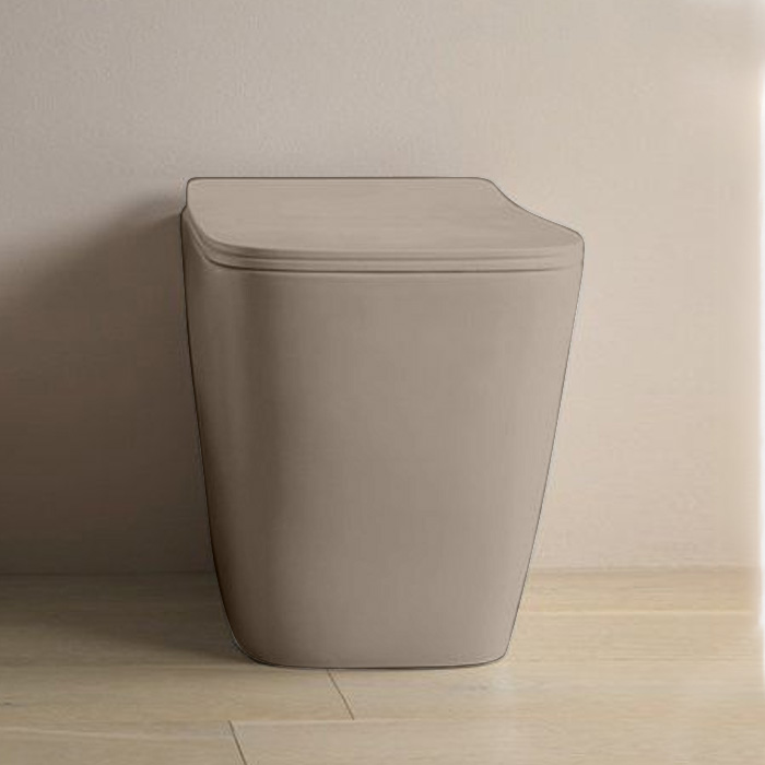 Artceram A16 Унитаз напольный, безободковый, слив универсальный, с крепежом, цвет: matera