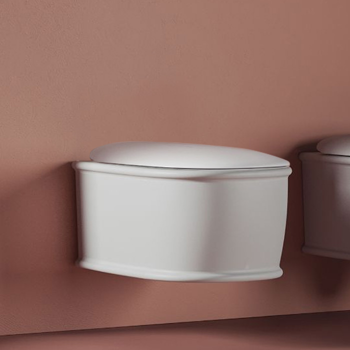 Artceram Atelier Унитаз подвесной, безободковый, с крепежом, цвет: белый матовый