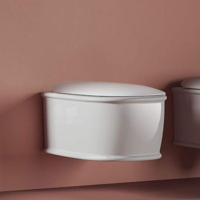 Artceram Atelier Унитаз подвесной, безободковый, с крепежом, цвет: белый