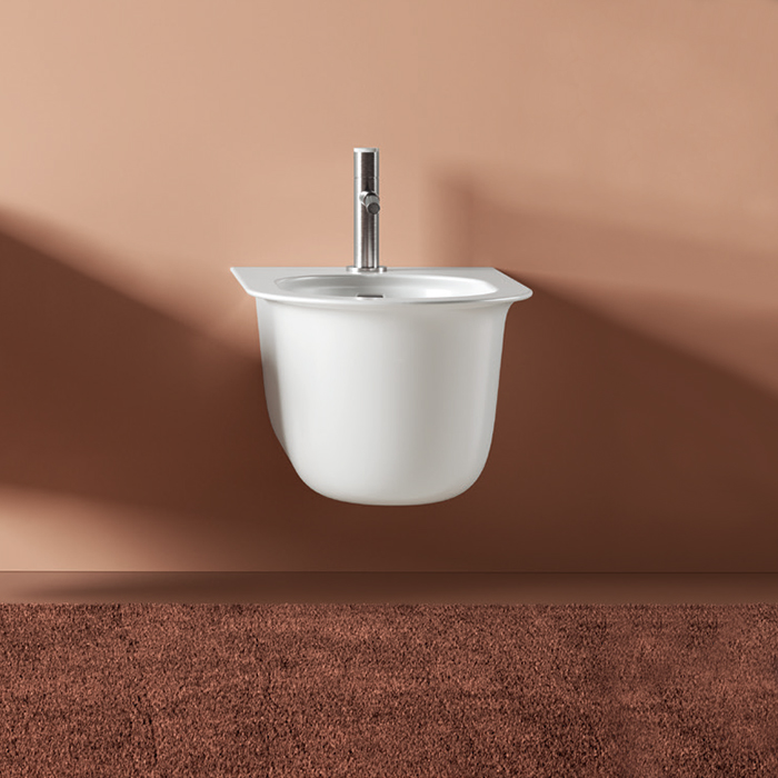 Artceram Chic Биде подвесное, с 1 отв, цвет: белый