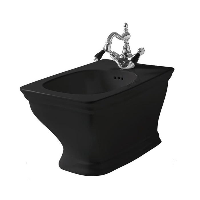 Artceram Civitas Биде подвесное, 1 отверстие, цвет: черный