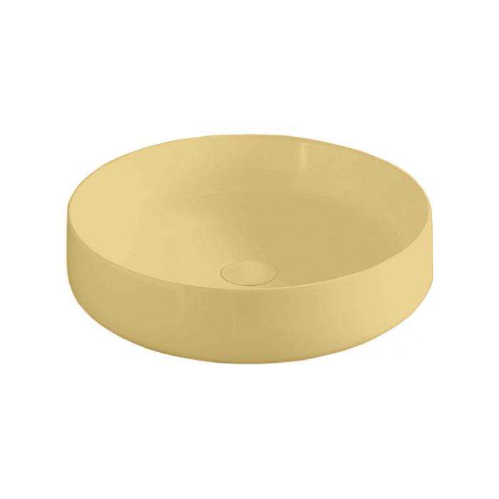 Artceram Cognac Раковина, накладная, без отв, без перелива, цвет: giallo zinco