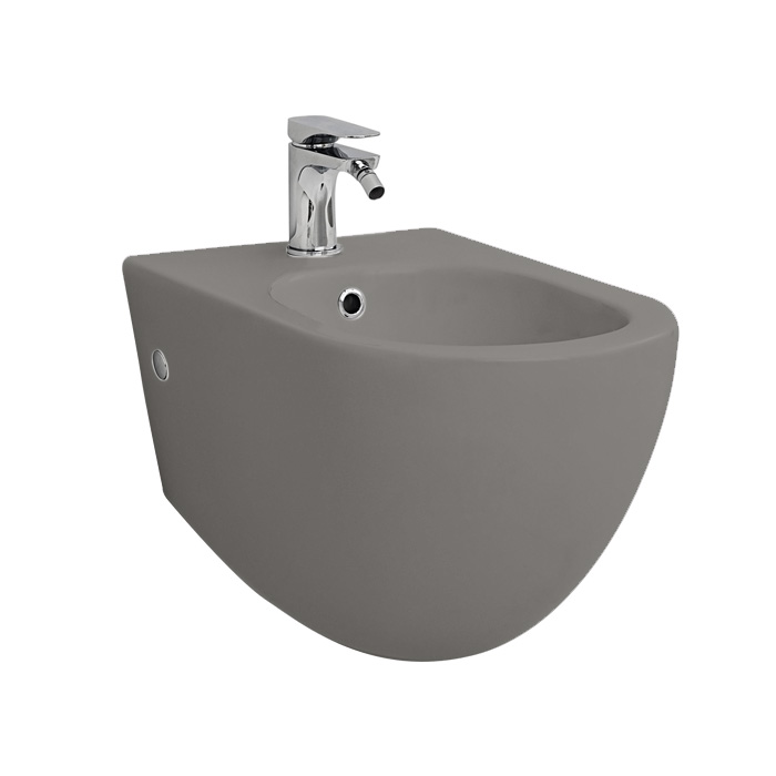 Artceram FILE 2.0 Биде подвесное, с креплениями, с 1 отв под смеситель, цвет: grigio oliva