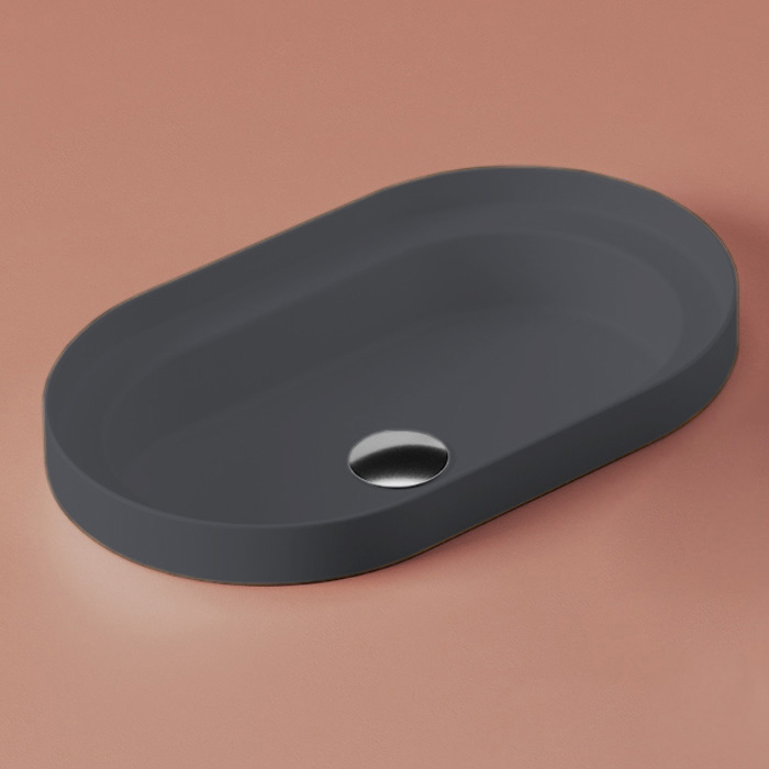 Artceram Fuori Scala Раковина, без отв, без перелива, цвет: blu denim