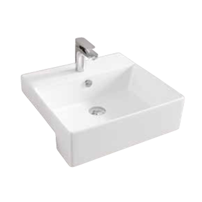 Artceram QUADRO Semincasso Раковина, 1 отв, цвет: белый