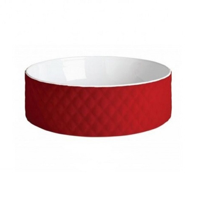 Artceram Rombo Раковина накладная, без отв под смеситель, без перелива, цвет: bianco/rosso