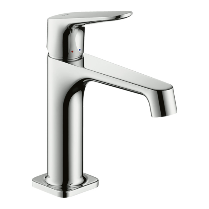 Axor Citterio M Смеситель для раковины, 1 отв, с донным клапаном, цвет: хром