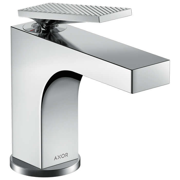 Axor Citterio Смеситель для раковины, 1 отв, излив, с текстурой, цвет: хром