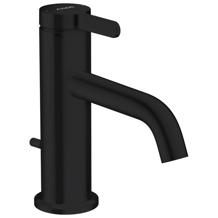 Axor One Смеситель для раковины, 1 отв, излив, цвет: черный матовый