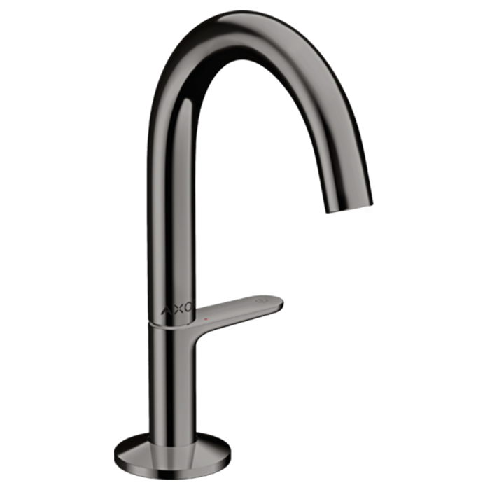 Axor One Смеситель для раковины Sel 140, на 1 отв, с донным клапаном Push-Open, цвет: полированный черный хром