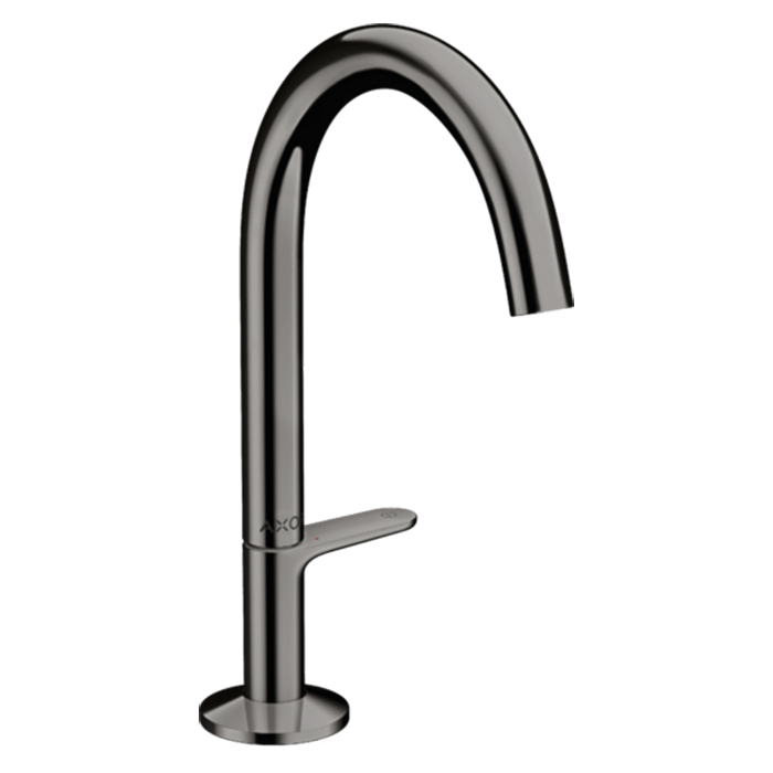 Axor One Смеситель для раковины Sel 170, на 1 отв, с донным клапаном Push-Open, цвет: полированный черный хром