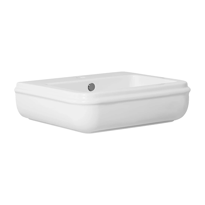 Azzurra Charme Раковина подвесная/накладная, 1 отв, цвет: Bianco lucido