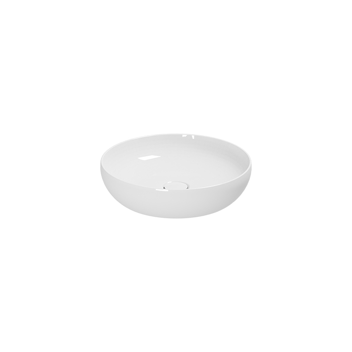 Azzurra Elegance Circle Раковина круглая накладная, ∅, без отв, без перелива, цвет: Bianco lucido